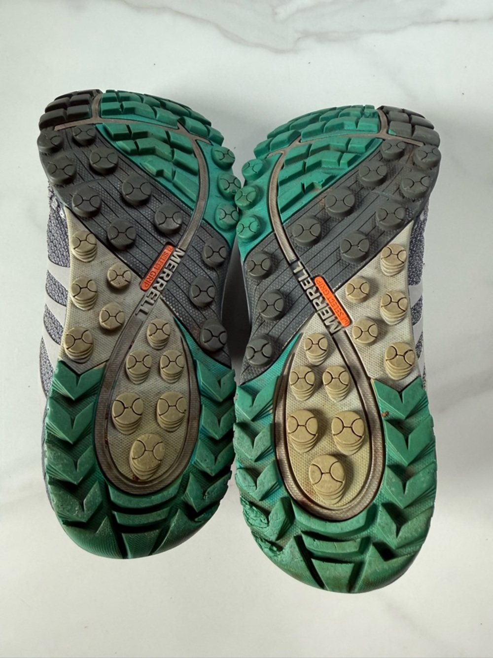 Merrell Gray & Teal Outdoor Trail Sneakers - Picture 11 of 12